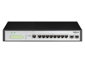 Switch intelbras gerenciavel sg 1002 poe l2 + 8 portas sfp