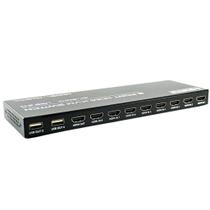 Switch Kvm 8 Portas HDMI/USB 3840x2160 4k Fuhd Com Cabos