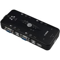 Switch Kvm Chaveador Comtac, 4X Portas Vga, Plug And Play