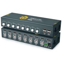 Switch KVM GREATHTEK HDMI 8 Portas 4K@30Hz USB 2.0 Switch KVM GREATHTEK HDMI 8 Portas 4K@30Hz USB 2.0