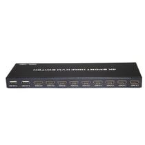 Switch KVM HDMI 8 Portas 4k com Cabos.