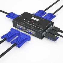 Switch KVM MT-VIKI VGA de 4 portas para 4 computadores com hub USB 2.0