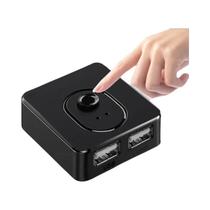 Switch KVM USB 3.0 1x2 2x1 Hub USB Comutador Bidirecional Para PC Teclado Mouse Impressora Switch KVM USB 3.0 1x2 2x1 Hub USB Comutador Bidirecional Para PC Teclado Mouse Impressora