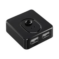 Switch KVM USB 3.0 1x2 2x1 Hub USB Comutador Bidirecional Para Teclado, Mouse E Impressora De PC