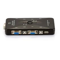 Switch KVM USB 4 Portas VGA - KVM41UA - USB 2.0