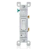 Switch Leviton 15A 120V de um pólo AC Quiet, pacote com 10 unidades, branco Switch Leviton 15A 120V de um pólo AC Quiet, pacote com 10 unidades, branco