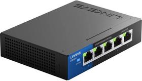 Switch Linksys LGS105 de 5 portas Gigabit Ethernet não gerenciado