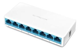 Switch Mercusys Ms108 Série Desktop 8 portas 10/100Mbs