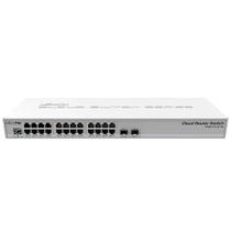 Switch Mikrotik Router - 24 Portas Gigabit - 2 Portas SFP+ RouterOS ou SwitchOS - CRS326-24G-2S+RM