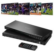 Switch Multiviewer Porta 4K HDMI 4x4 com modos de visualização PIP 6