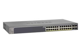 Switch NETGEAR de 28 portas PoE Gigabit Ethernet Smart GS728TP