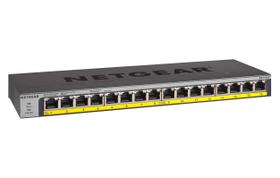 Switch NETGEAR Gigabit Ethernet não gerenciado de 16 portas PoE GS116LP Switch NETGEAR Gigabit Ethernet não gerenciado de 16 portas PoE GS116LP
