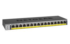 Switch NETGEAR Gigabit Ethernet não gerenciado de 16 portas PoE GS116PP