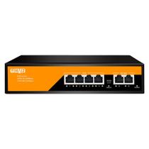 Switch Poe 4 Portas Haiz + 2 Uplink 10/100 Fast P/ Camera Ip