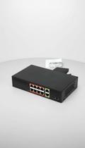 Switch PoE 8 Portas + 2 Uplink 10/100/1000Mbps Switch PoE 8 Portas + 2 Uplink 10/100/1000Mbps
