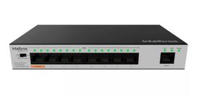 Switch Poe 9 Portas Fast Ethernet Intelbras Sf 900 Hi-poe Switch Poe 9 Portas Fast Ethernet Intelbras Sf 900 Hi-poe