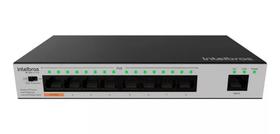 Switch Poe 9 Portas Fast Ethernet Intelbras Sf 900 Hi-poe