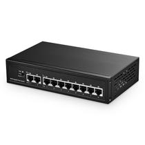 Switch POE Binardat 10 portas Gigabit 8 POE+ 1000 Mbps 120 W