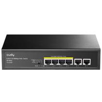 Switch PoE Cudy FS1006P 6 portas 10/100M 60W com 4 portas PoE