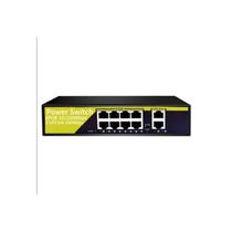 Switch POE de 8 portas Ethernet de 100 Mbps com 2 portas Gigabit