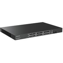 Switch PoE Gigabit de 24 Portas com 2 Uplinks e 2 SFP - HD Real