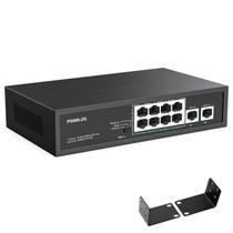 Switch PoE+ Gigabit de 8 Portas com 2 Uplinks de 120W - Full HD Real