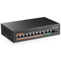 Switch PoE Gigabit MokerLink 11 Portas - 8 PoE+ e 2 Uplink