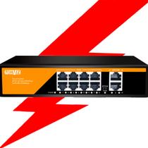 Switch Poe Haiz 8 Portas Poe 2 Portas UpLink 10/100MBPS