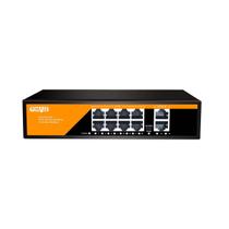 Switch Poe Haiz Ativo 8 Portas Gigabit + 2 Uplink Bivolt