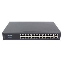 Switch Poe Híbrido 24 Portas Poe + 2 Portas Uplink Gigabit Haiz HZ-1327P-1SEA