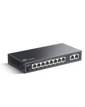 Switch PoE+ Loocam 10 portas (8 portas PoE+, 2 uplink) 96 W