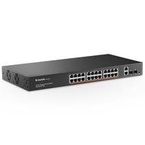 Switch PoE MokerLink Gigabit de 24 Portas + 2 Uplink + 2 SFP - 400W