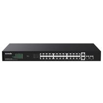 Switch PoE Tenda TEG1128P 24 portas Gigabit com 24 portas PoE+ 410W