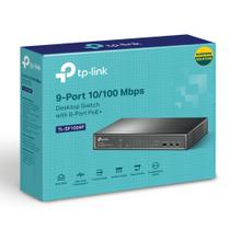 Switch poe tp link 8 portas 10/100 mbps tl-sf1008lp v2