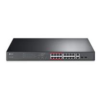 Switch PoE TP-Link TL-SL1218MP - 16 Portas 10/100 Mbps - 250W