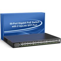 Switch PoE VIMIN de 50 portas Gigabit 48 PoE+ 2 Uplink SFP 400W Switch PoE VIMIN de 50 portas Gigabit 48 PoE+ 2 Uplink SFP 400W