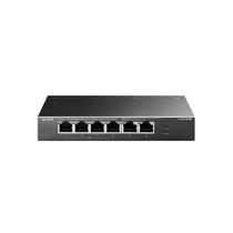 Switch Roteador Tp Link Tl Sf1006P Com 6 Portas Ethernet De 10 100 Mbps Preto