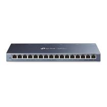 Switch Roteador Tp Link Tl Sg116 16 Portas 1000Mbps Cinza