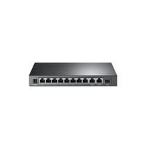 Switch Roteador Tp Link Tl Sg1210P 8 Portas Poe 100Mbps Cinza