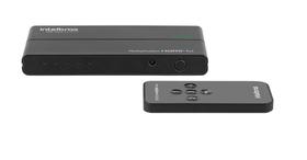 Switch splitter comutador divisor hdmi 4x1 ultra hd 4k com controle remoto intelbras