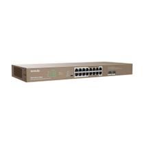 Switch Tenda 18 Portas Giga + 16 Portas POE - TEG1118P-16-250W