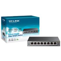 Switch TP-Link Easy Smart Gigabit, 8 Portas 10/100/1000Mbps - TL-SG108E