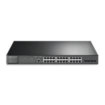 Switch Tp-Link Gigabit 24 Portas Poe+ E 4 Sfp Tl-Sg3428Mp