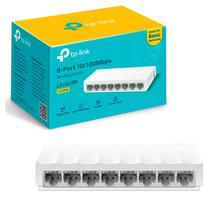 Switch TP-Link LiteWave LS1008, 8 Portas 10/100 Fast Ethernet - Branco
