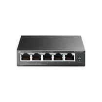 Switch Tp Link Ls1008G Com 5 Portas De 10 100 1000Mbps 4 Poe Bivolt Cinza - Tp-Link