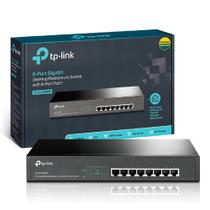 Switch Tp-link Mesarack Gigabit 8 Portas Poe+ TL-SG1008MP Switch Tp-link Mesarack Gigabit 8 Portas Poe+ TL-SG1008MP