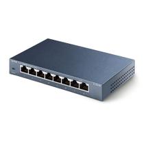 Switch TP-Link SG108 - 8 Portas - 1000MBPS - Azul