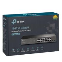 Switch Tp-link Tl-sg1016d 16 Portas Gigabit 10/100/1000 Mbps Switch Tp-link Tl-sg1016d 16 Portas Gigabit 10/100/1000 Mbps