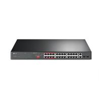 Switch TP-Link TL-SL1226P 24 Portas POE + 2 Gigabit 10/100/1000Mbps Rack + 2 SFP