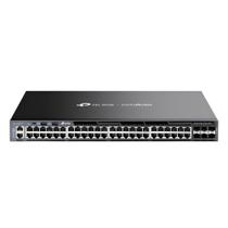 Switch tplink gerenciável sg6654x 48 portas giga 6 slots sfp+